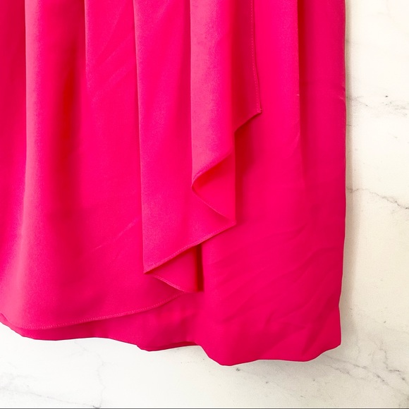 BCBGeneration Hot Pink Strapless Dress w/ Pockets Size 0 - Picture 5 of 12